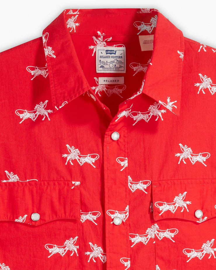 Levi's® Relaxed Fit Western Shirt - Cowboy Convo / High Risk Red
