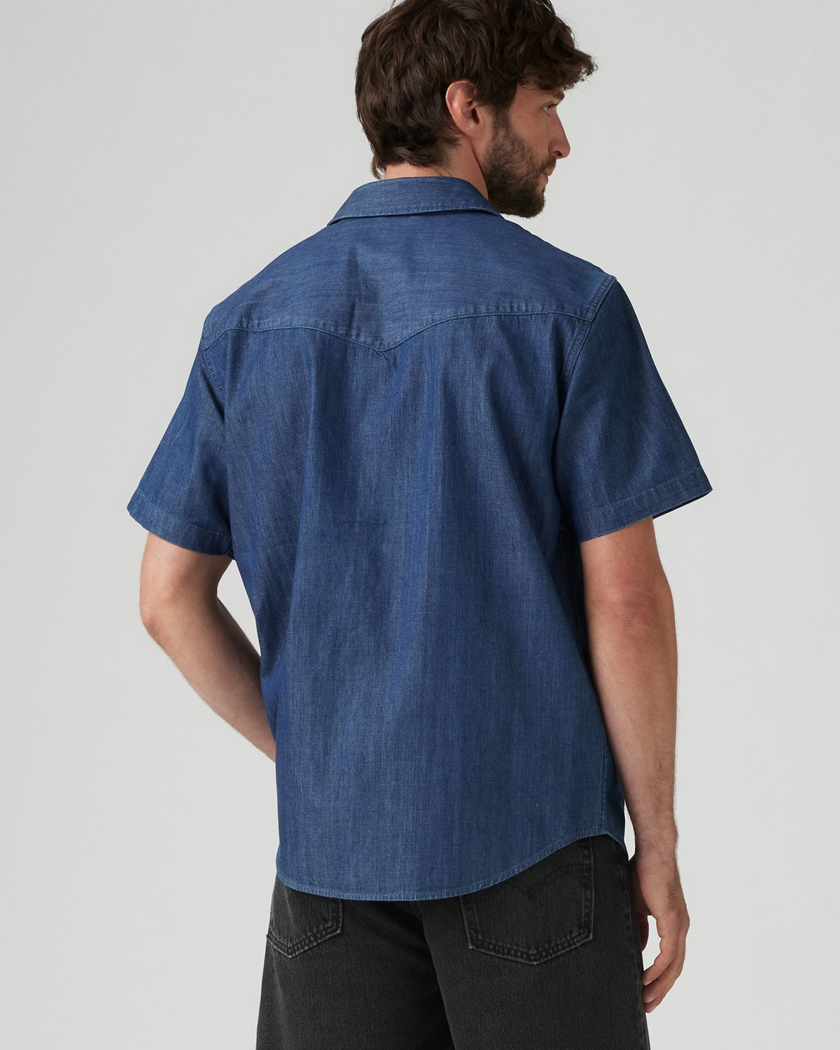 Levi's® S/S Relaxed Fit Western Denim Shirt - Olsen Dark Wash | Levi's® Shirts | JEANSTORE