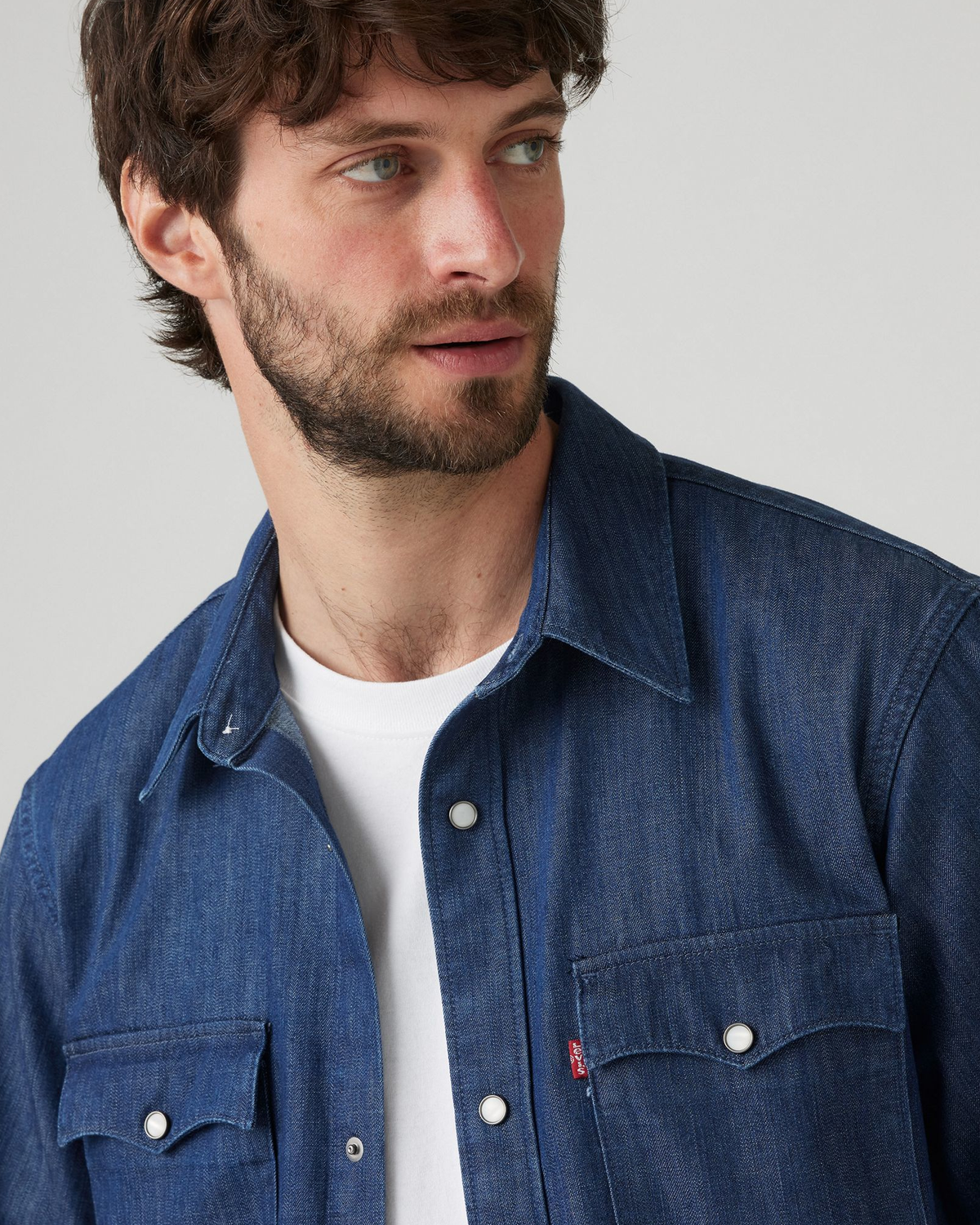 Levi's® S/S Relaxed Fit Western Denim Shirt - Olsen Dark Wash | Levi's® Shirts | JEANSTORE