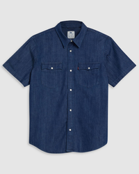 Levi's® S/S Relaxed Fit Western Denim Shirt - Olsen Dark Wash | Levi's® Shirts | JEANSTORE