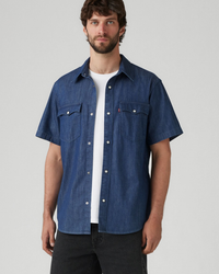 Levi's® S/S Relaxed Fit Western Denim Shirt - Olsen Dark Wash | Levi's® Shirts | JEANSTORE
