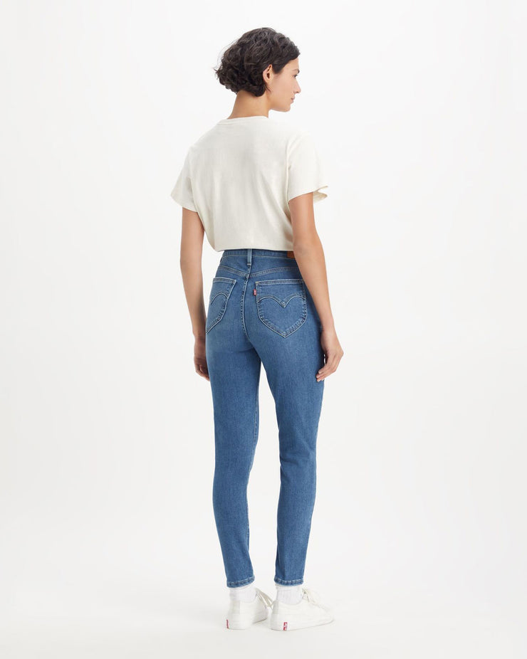 Levi's Dames Mile High Skinny jeans Lichtblauw Levi's Dames Mile High Skinny jeans Lichtblauw