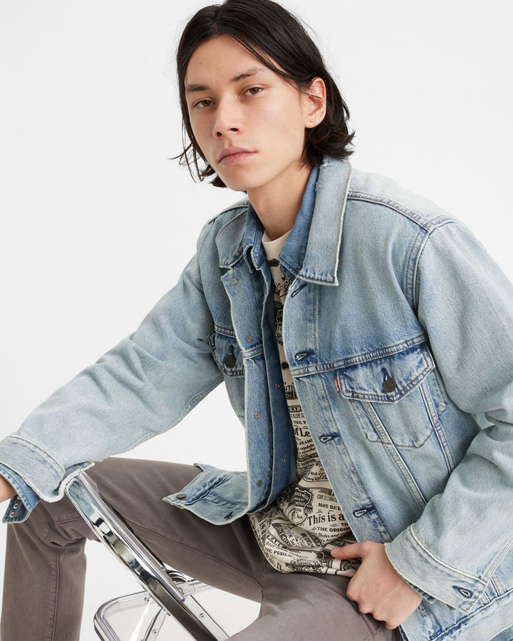 Levi's® Relaxed Fit Trucker Jacket - Huron Waves – JEANSTORE