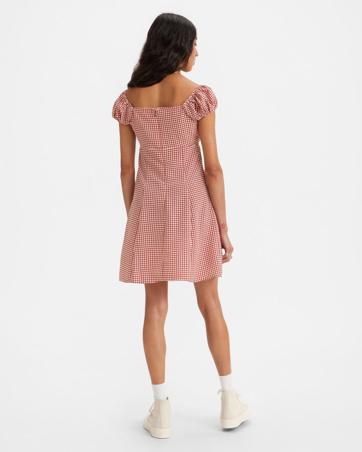 Levi's® Womens Clementine Sleeveless Dress - Mimi Check / Bossa Nova Red
