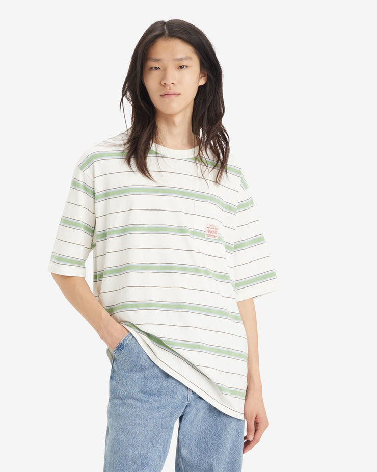 Levi's® Workwear Tee - Stanlee Stripe / Egret