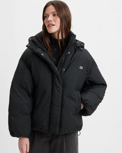 Levi's women's quilted shop puffer jacket with hood