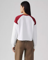 Levi's® Womens Graphic Campout Crew Sweat - Bright White / Sundried Tomato | Levi's® Sweaters & Knitwear | JEANSTORE