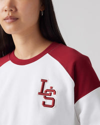 Levi's® Womens Graphic Campout Crew Sweat - Bright White / Sundried Tomato | Levi's® Sweaters & Knitwear | JEANSTORE
