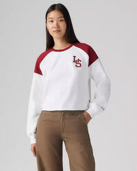 Levi's® Womens Graphic Campout Crew Sweat - Bright White / Sundried Tomato | Levi's® Sweaters & Knitwear | JEANSTORE