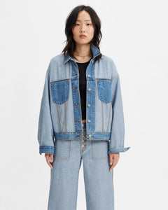 Levi's patchwork shop baggy trucker jacket