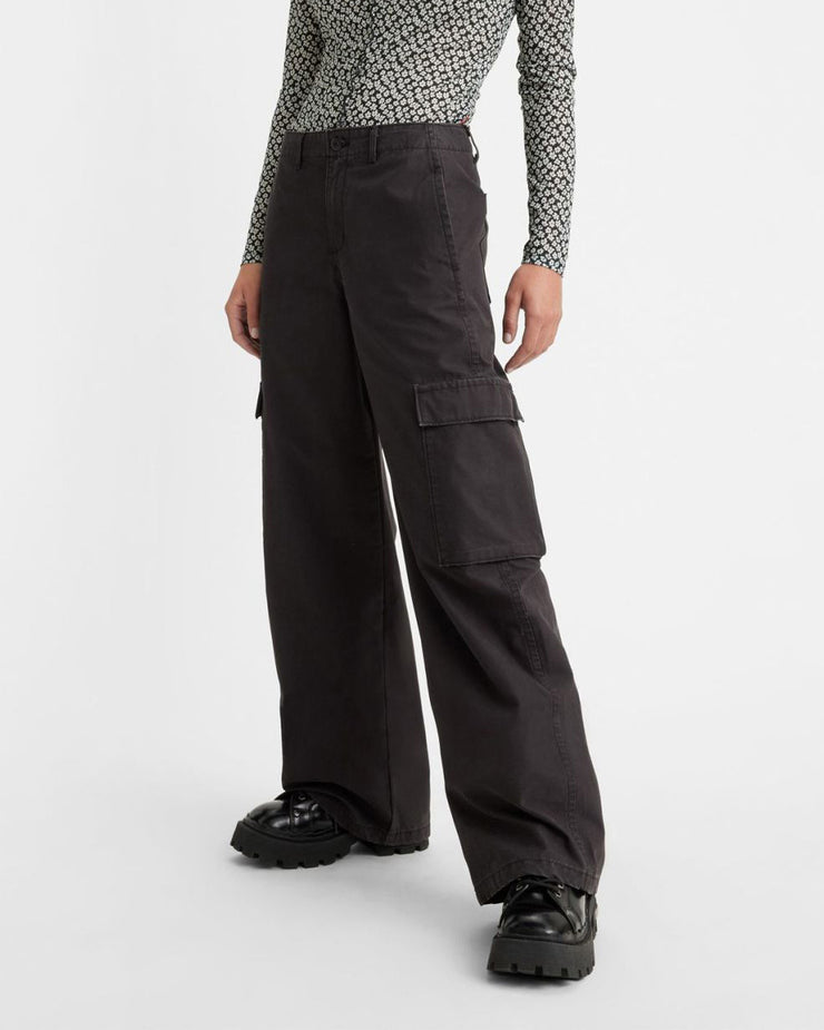 Japan Style Plus Size Mens Denim Cargo Pants Jeans Men Baggy Loose Black  Jeans With Side Pockets Size 38 40 42 44 46-in Jea…
