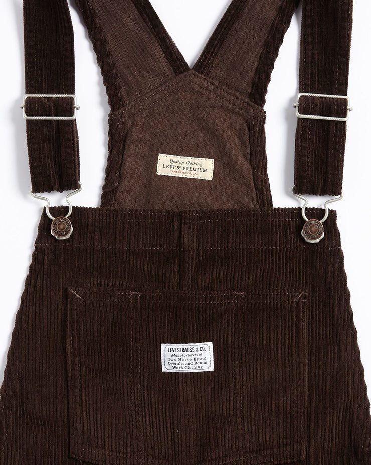 Levi's® Womens Baggy Highwater Cord Overalls - Mole