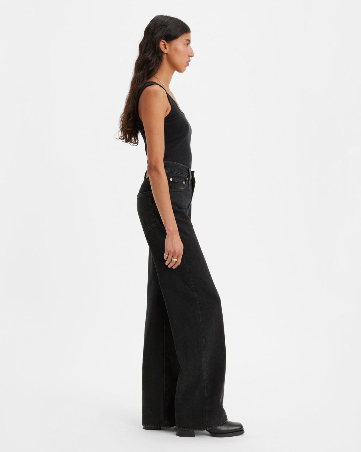 Levi's® Womens Ribcage Wide Leg Jeans - Rosie Posie | Levi's® Jeans | JEANSTORE