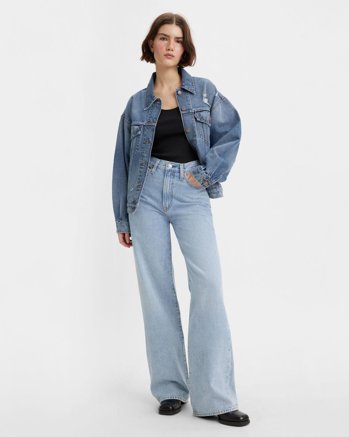 Levi's® Womens Ribcage Wide Leg Jeans - Far And Wide | Levi's® Jeans | JEANSTORE