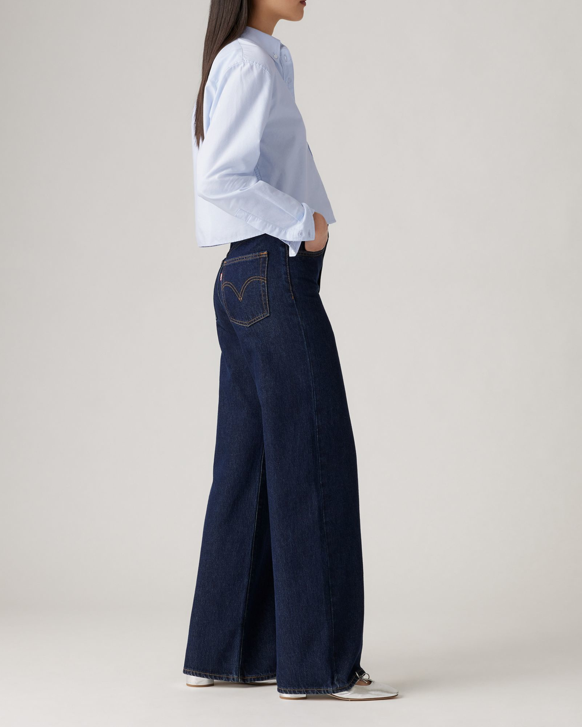 Levi's® Womens Ribcage Wide Leg Jeans - Shaded View | Levi's® Jeans | JEANSTORE