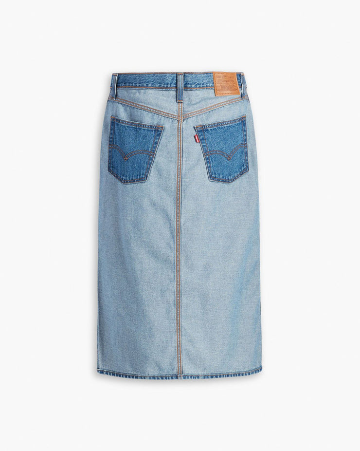 Levi's® Womens Reversible Side Slit Skirt - Soft As Butter Mid No Dp