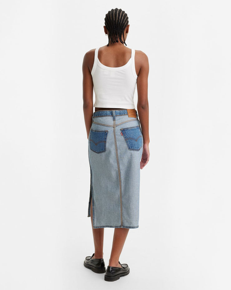 Levi's® Womens Reversible Side Slit Skirt - Soft As Butter Mid No Dp ...