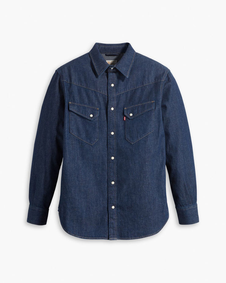 Levi's® Japanese Denim '54 Longhorn Western Shirt - Longfellow Rinse