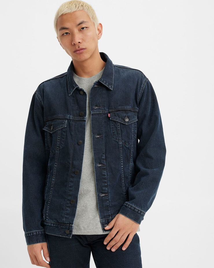 Levi's® Wellthread Relaxed Fit Trucker Jacket - Leaf Black – JEANSTORE