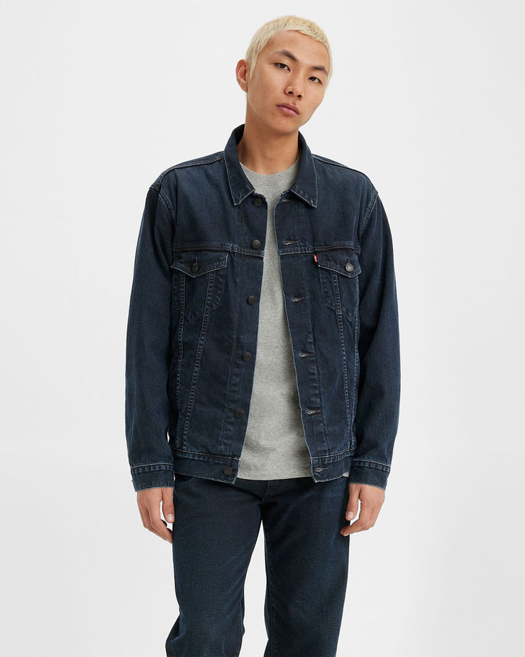 Levi's® Wellthread Relaxed Fit Trucker Jacket - Leaf Black – JEANSTORE