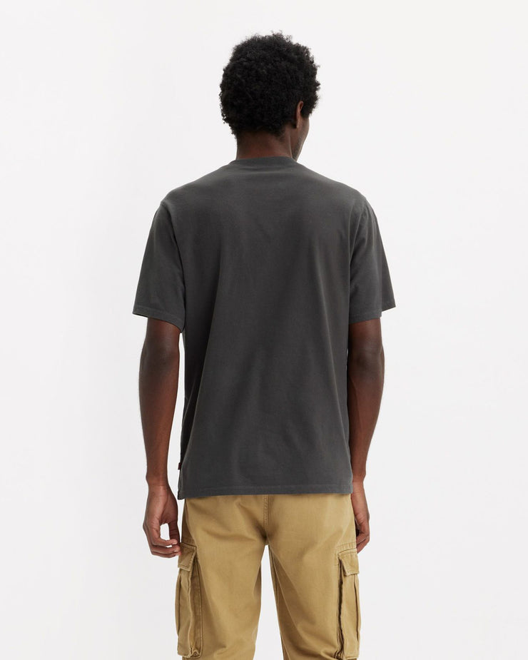 Levi's® S/S 4 Button Henley - Black Oyster