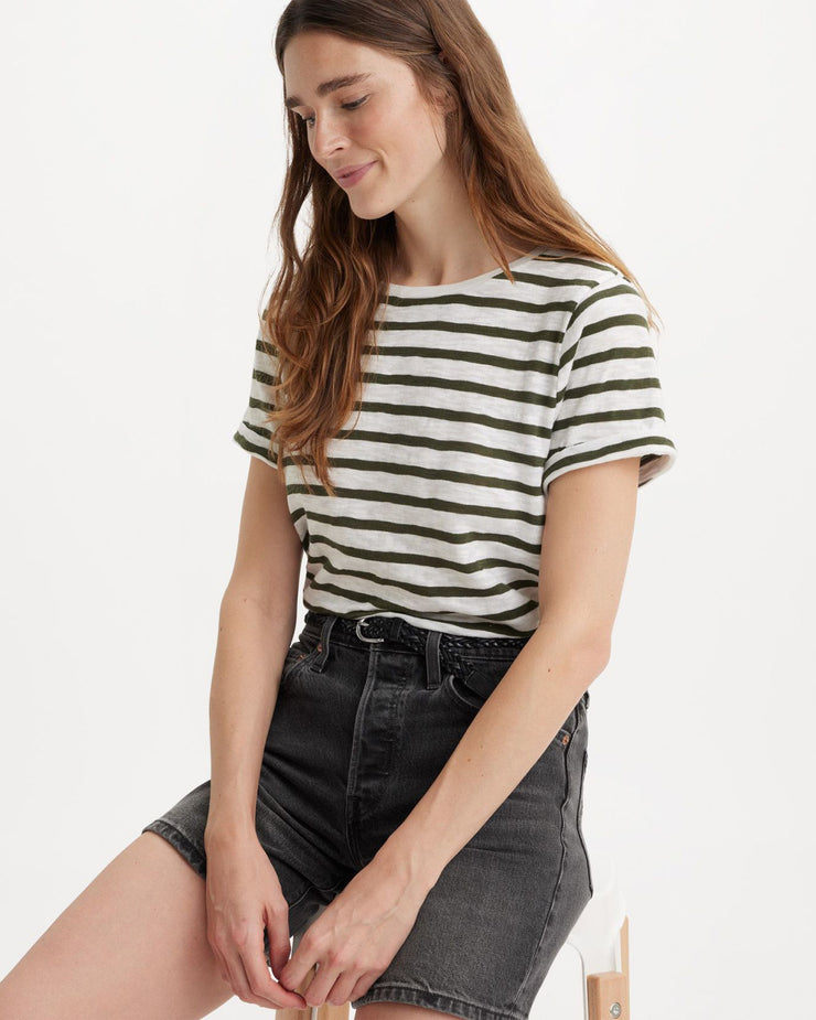 Levi's® Womens Margot Tee - Captain Stripe Deep Depths