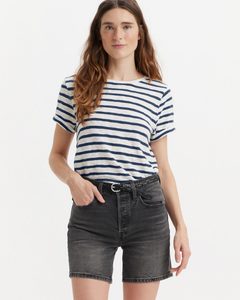 Levi's® Womens Margot Tee - Captain Stripe Peacoat Egret