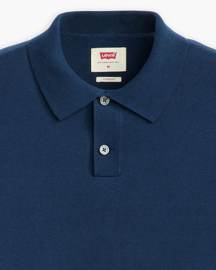 Levi's® Sweater Knit Polo Shirt - Dress Blues