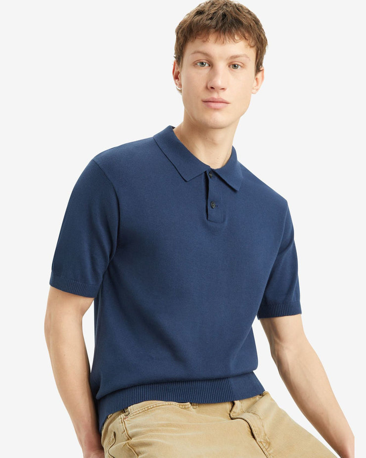 Levi's® Sweater Knit Polo Shirt - Dress Blues