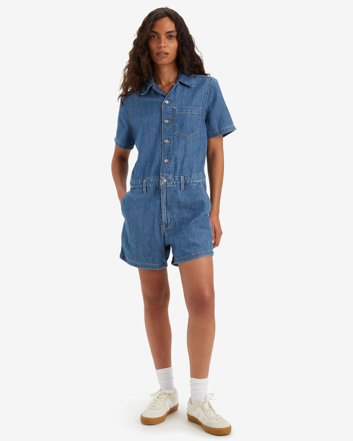 Levi's® Womens Heritage Romper - Playday Jumpsuit | Levi's® Bibs & Overalls | JEANSTORE