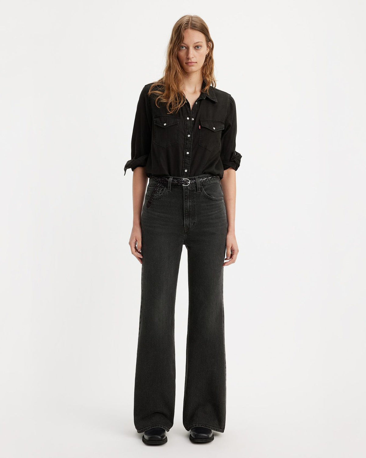 Levi's® Womens Ribcage Bells Flared Jeans - On The Town | Levi's® Jeans | JEANSTORE