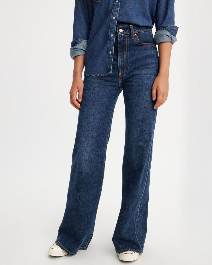 Levi's® Womens Ribcage Bells Flared Jeans - Sonoma Train