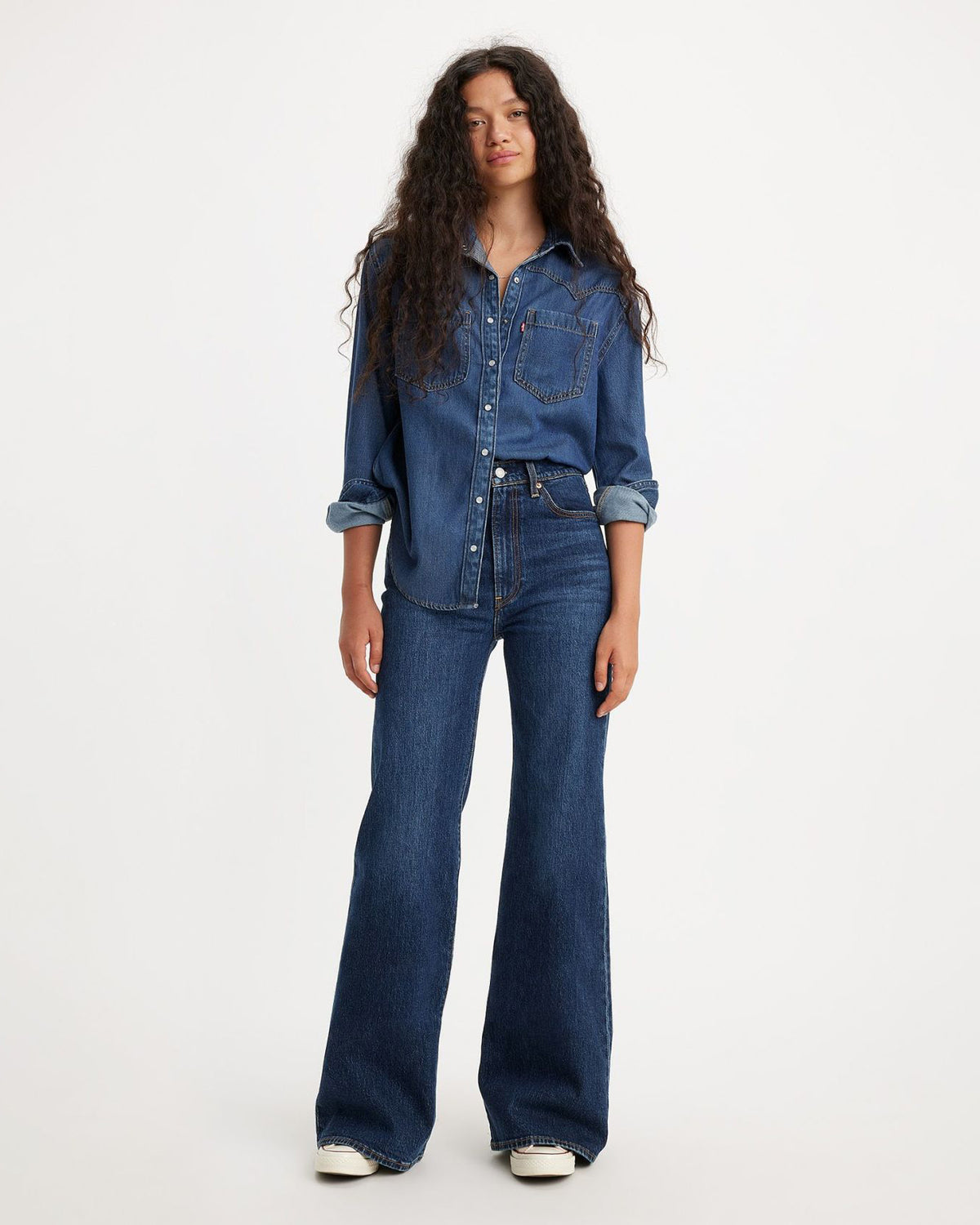Levi's® Womens Ribcage Bells Flared Jeans - Sonoma Train | Levi's® Jeans | JEANSTORE
