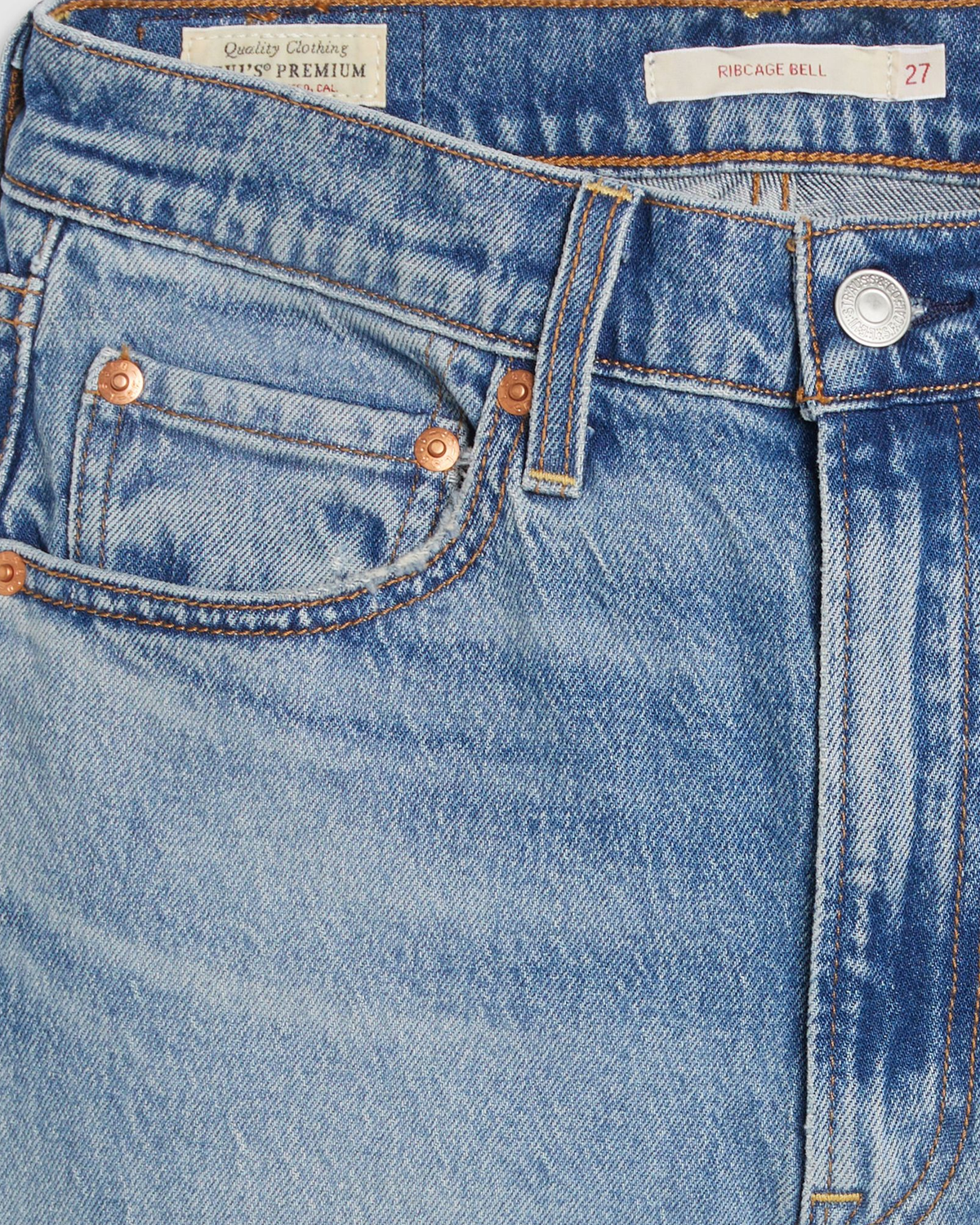 Levi's® Womens Ribcage Bells Flared Jeans - Next Saturday No Crease | Levi's® Jeans | JEANSTORE