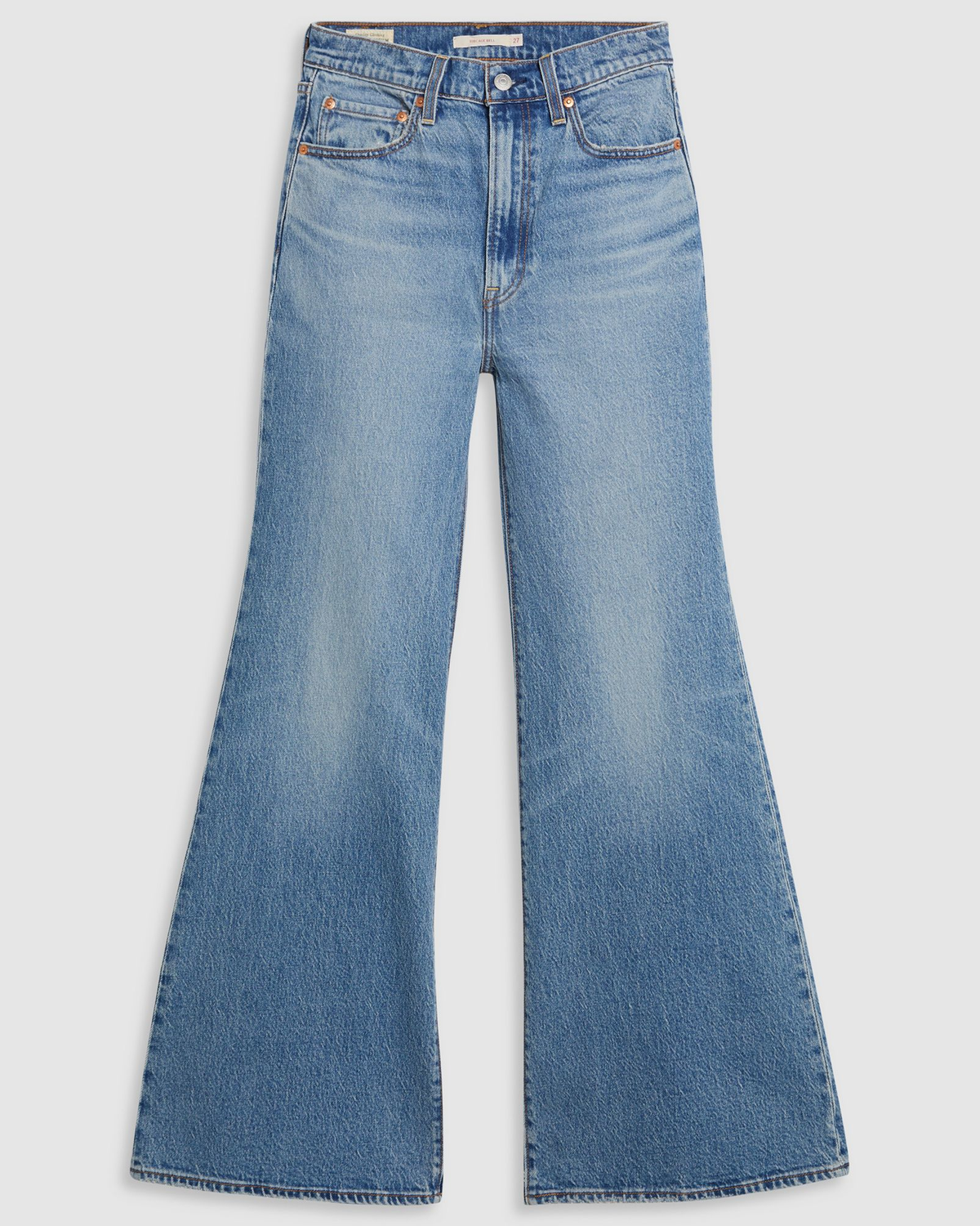 Levi's® Womens Ribcage Bells Flared Jeans - Next Saturday No Crease | Levi's® Jeans | JEANSTORE