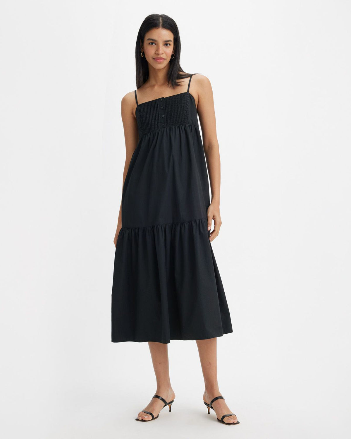 Levi's® Womens Tiered Issa Dress - Caviar | Levi's® Dresses | JEANSTORE