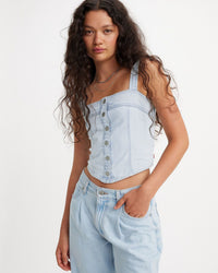 Levi's® Womens Drea Lightweight Tank Top - Cool Poole 2 | Levi's® T Shirts | JEANSTORE