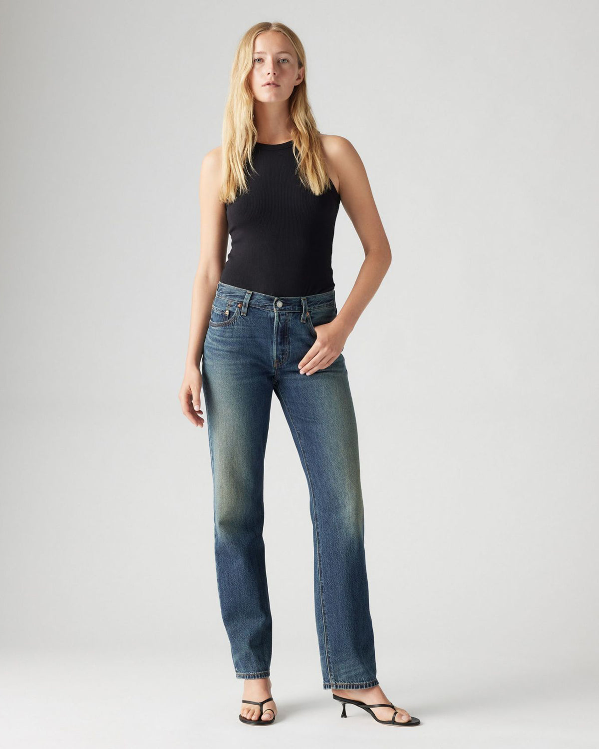 Levi's® Womens 501 90's Lightweight Relaxed Straight Fit Jeans - Bless The Rain | Levi's® Jeans | JEANSTORE