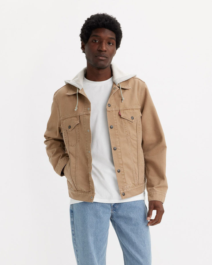 Levi s Hooded Trucker Jacket Tigers Eye