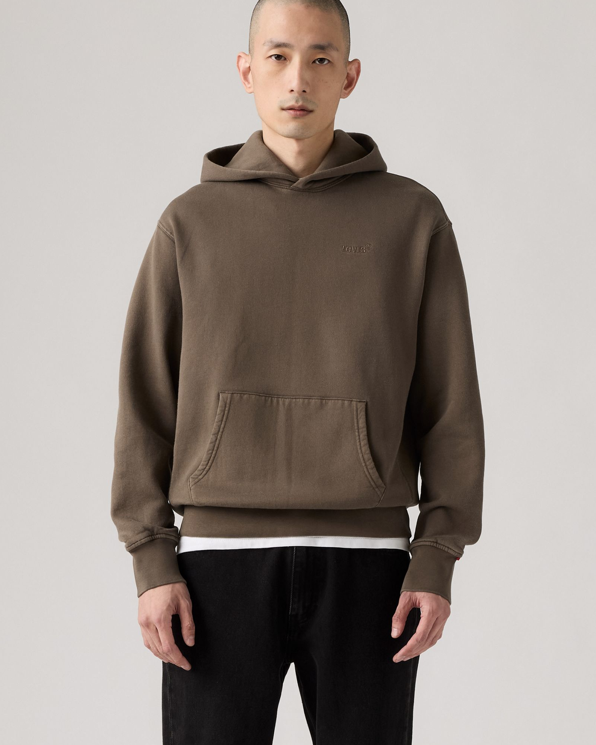 Levi's® Authentic Hoodie - Maitake Brown GD | Levi's® Sweaters & Knitwear | JEANSTORE