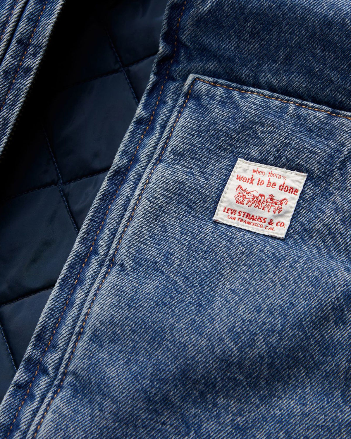 Levi's® Workwear Sansome Vest - Get Involved | Levi's® Jackets & Coats | JEANSTORE