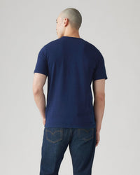 Levi's® S/S Housemark Henley - True Indigo Dark Indigo | Levi's® T Shirts | JEANSTORE