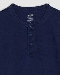 Levi's® S/S Housemark Henley - True Indigo Dark Indigo | Levi's® T Shirts | JEANSTORE