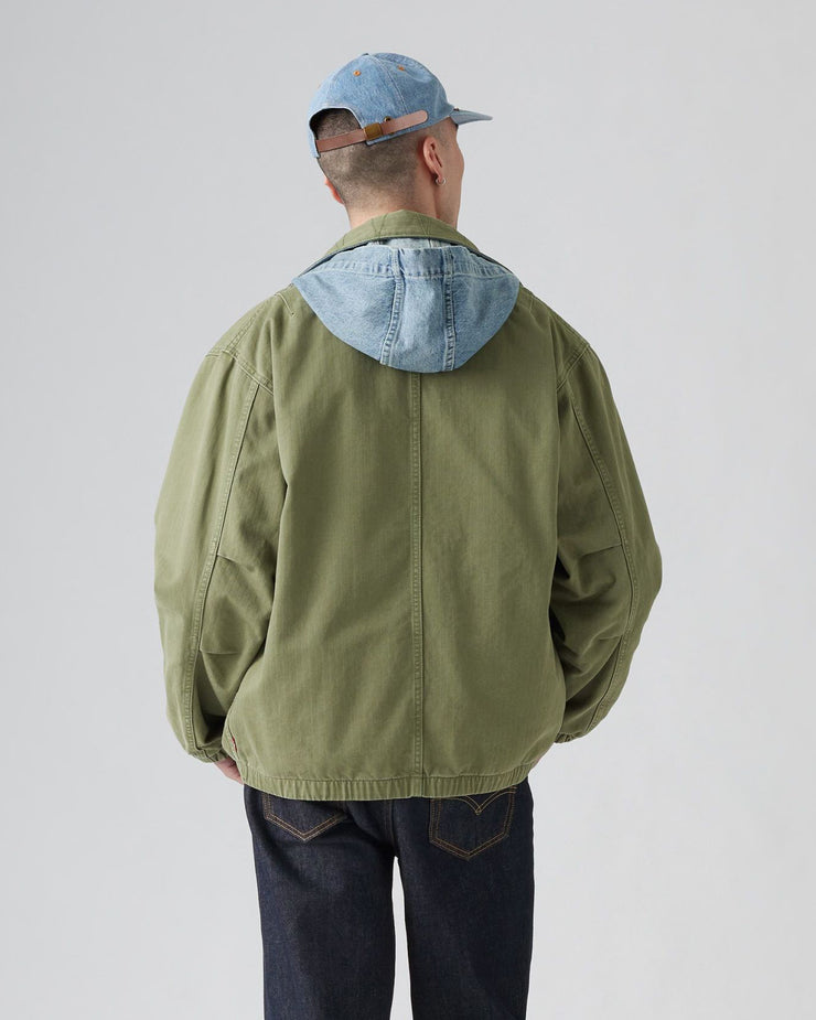 Levi's® Duboce Hooded Work Jacket - Found A Four Leaf Clover