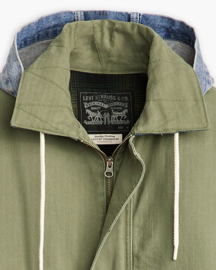 Levi's® Duboce Hooded Work Jacket - Found A Four Leaf Clover