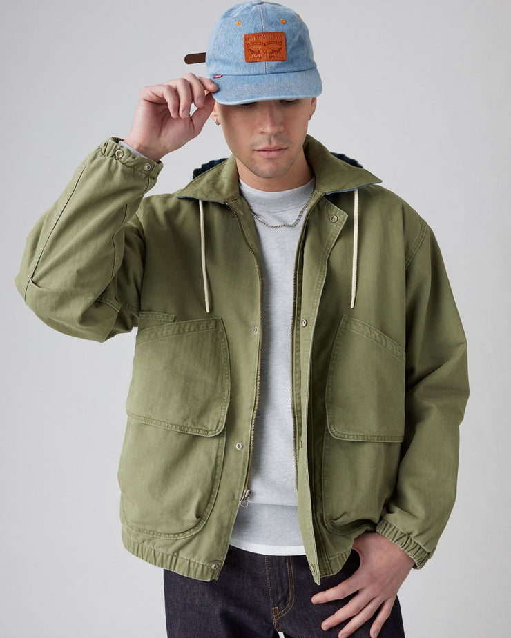 Levi's® Duboce Hooded Work Jacket - Found A Four Leaf Clover