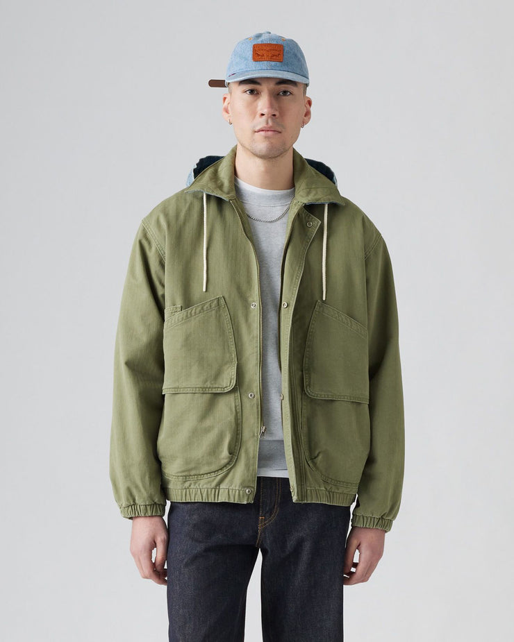 Levi's® Duboce Hooded Work Jacket - Found A Four Leaf Clover