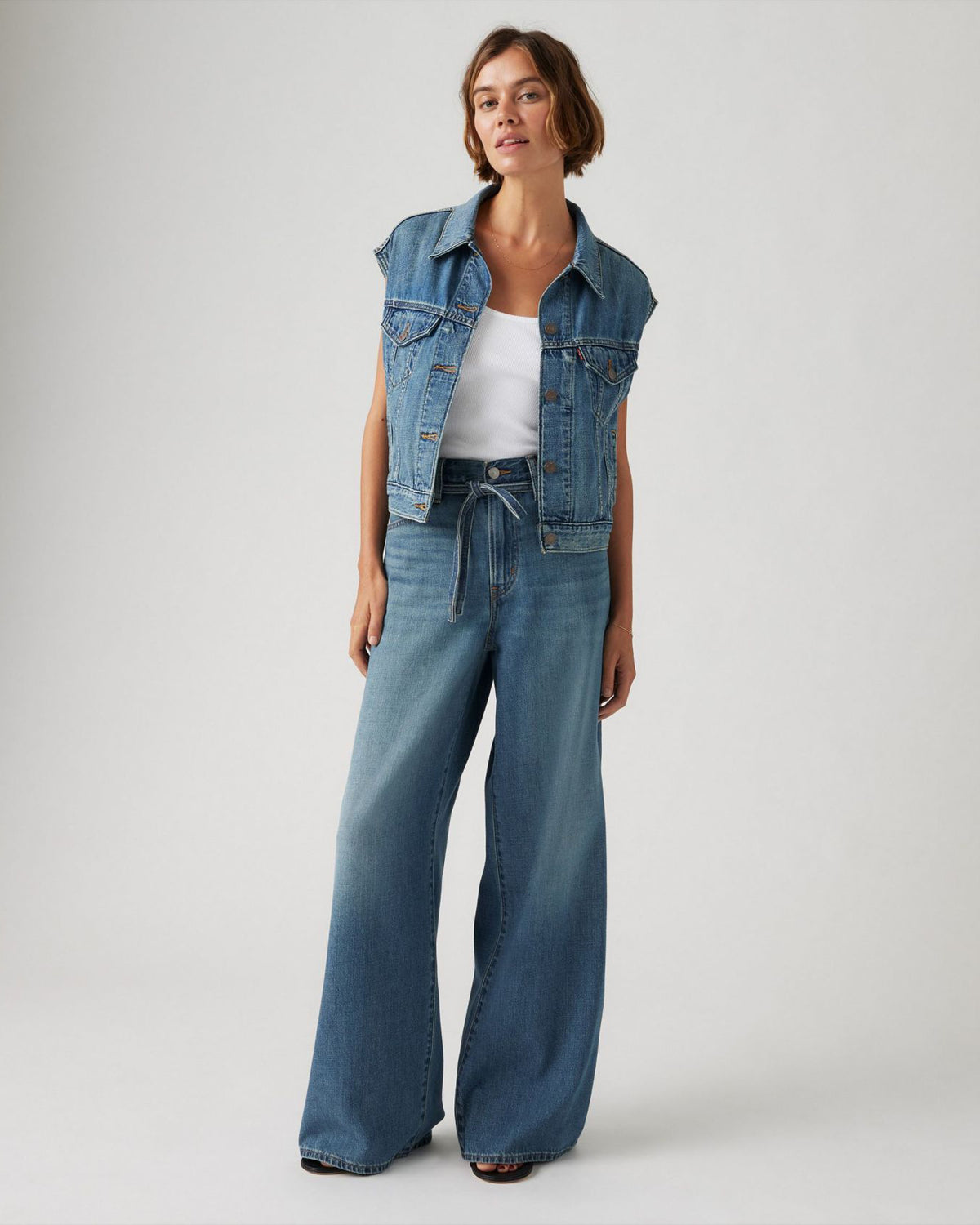Levi's® Womens XL Straight Wide Leg Linen+ Denim Jeans - Stop Flaxing | Levi's® Jeans | JEANSTORE