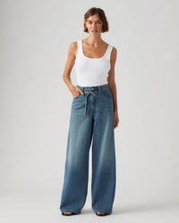 Levi's® Womens XL Straight Wide Leg Linen+ Denim Jeans - Stop Flaxing | Levi's® Jeans | JEANSTORE