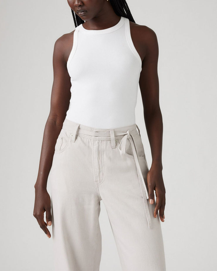 Levi's® Womens XL Straight Wide Leg Linen Trousers - Crystal Grey | Levi's® Chinos & Non-Denim Pants | JEANSTORE
